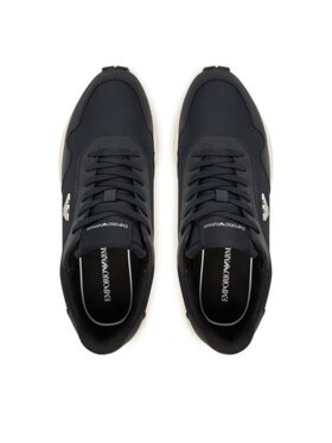 Emporio Armani Sneakersy EM003738 AF19532 MB007 Granatowy