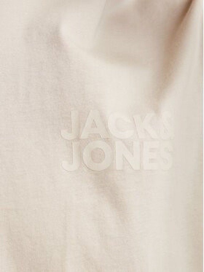 Jack & Jones T-Shirt Corp Logo 12151955 Beżowy Regular Fit