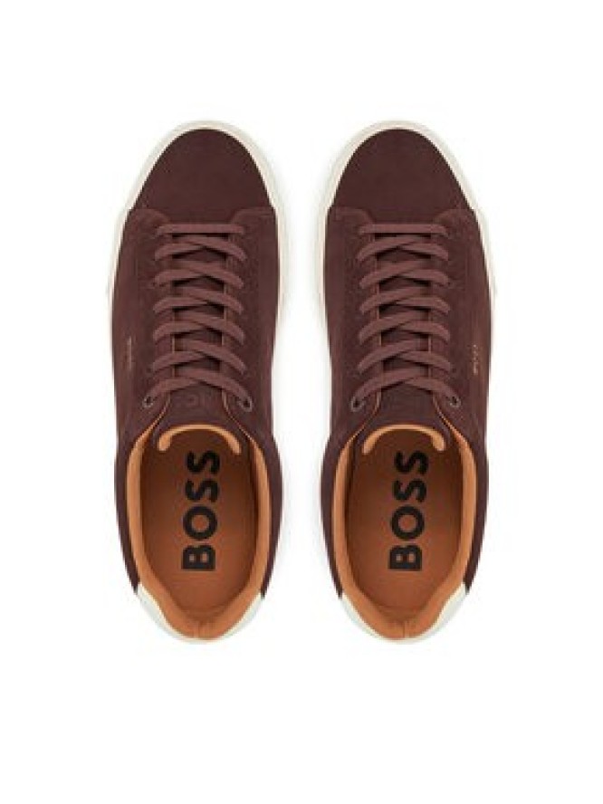 BOSS Sneakersy Aiden 50536521 Bordowy