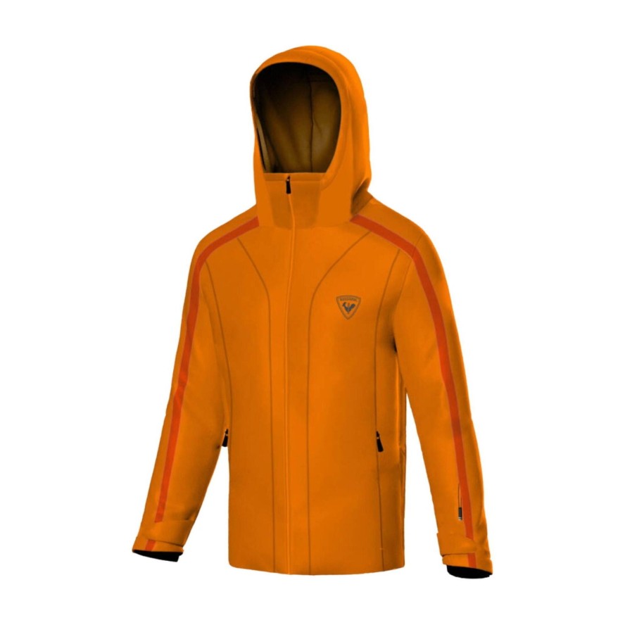 Kurtka Narciarska Rossignol męska Saluver JKT pomarańczowa