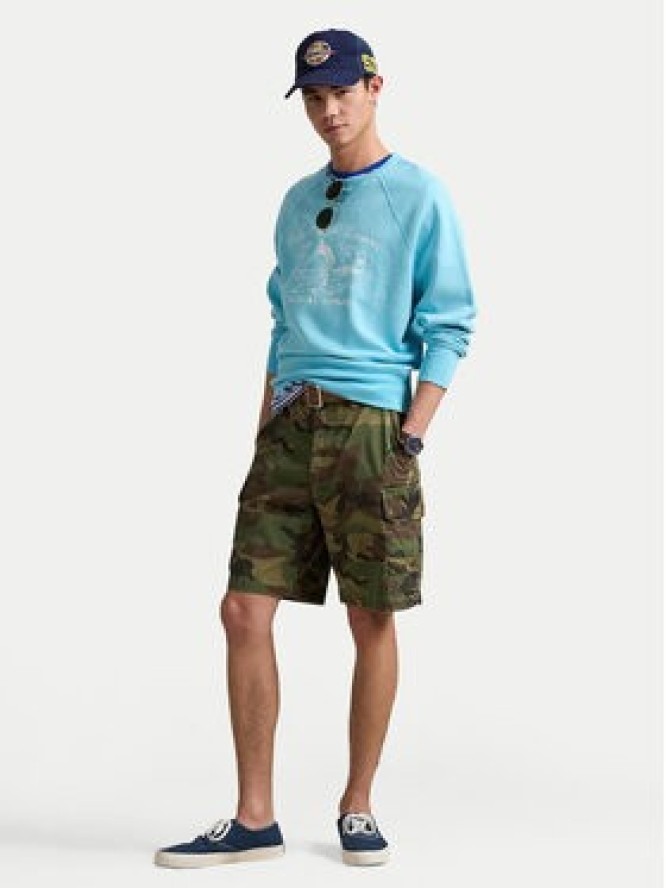 Polo Ralph Lauren Szorty materiałowe 710966288001 Zielony Relaxed Fit