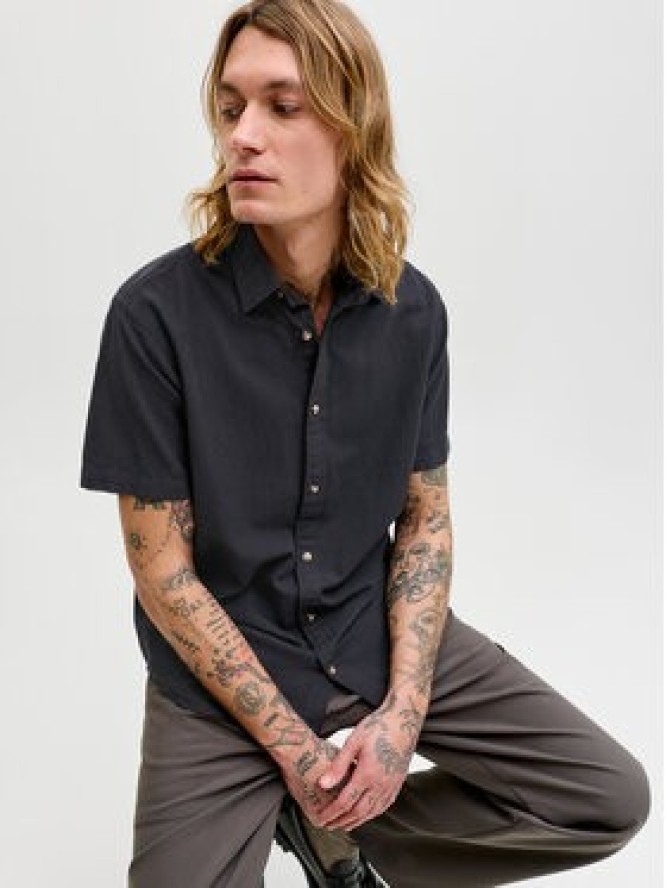 Jack & Jones Koszula Summer 12289160 Czarny Regular Fit