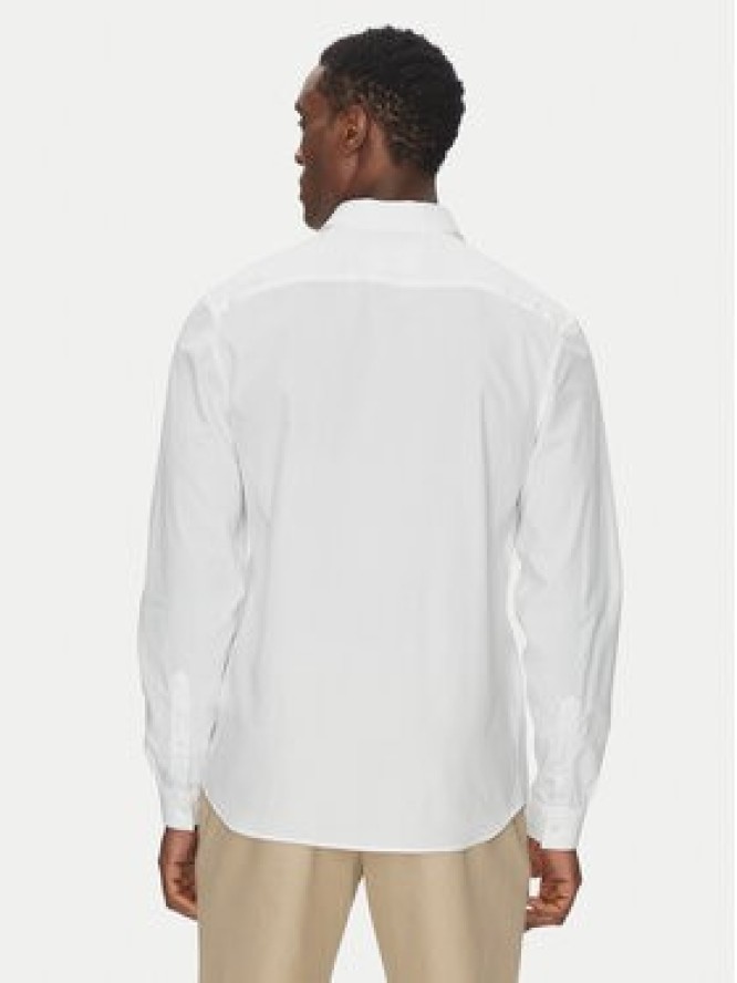 Lacoste Koszula CH5620 Biały Slim Fit