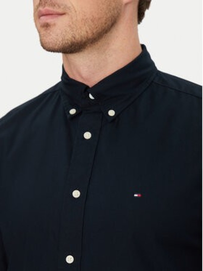 Tommy Hilfiger Koszula Core Flex MW0MW39988 Granatowy Regular Fit