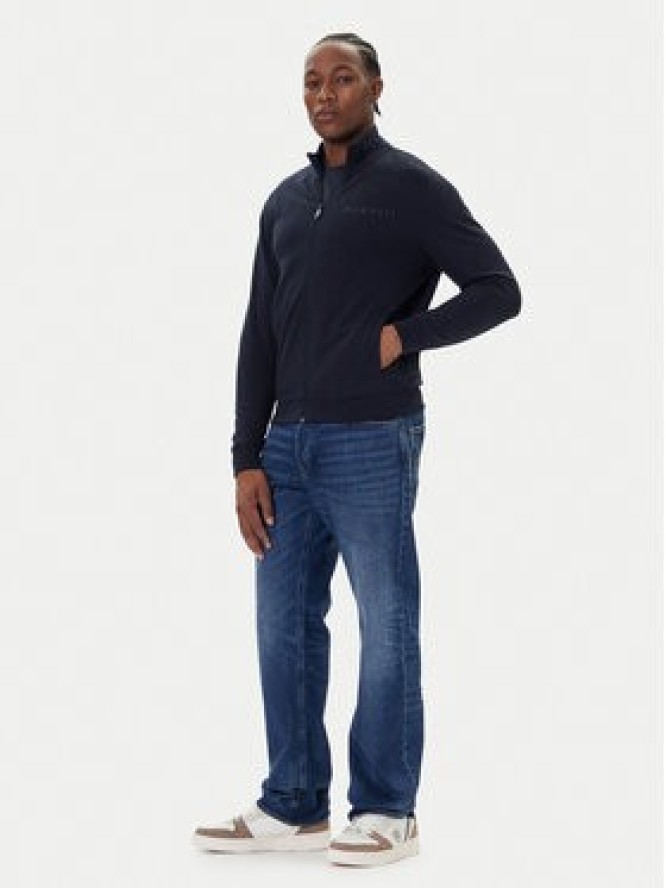 Bugatti Bluza 8750-85070D Granatowy Regular Fit