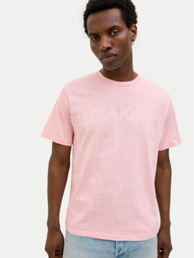 Jack & Jones T-Shirt Almeria 12276962 Różowy Regular Fit