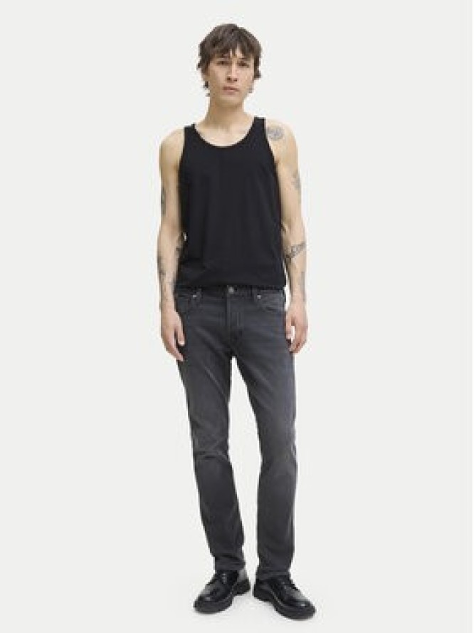 Jack & Jones Jeansy Mike Fox 12278115 Czarny Tapered Fit
