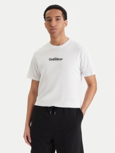Quiksilver T-Shirt EQYZT08174 Biały Regular Fit