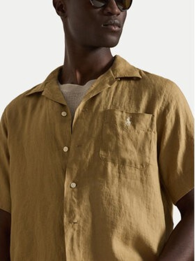 Polo Ralph Lauren Koszula 710966421502 Beżowy ciemny Regular Fit