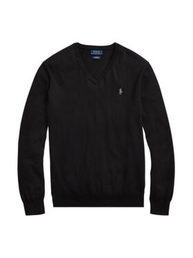 Polo Ralph Lauren Sweter Ls Sf Vn Pp 710670789003 Czarny Regular Fit