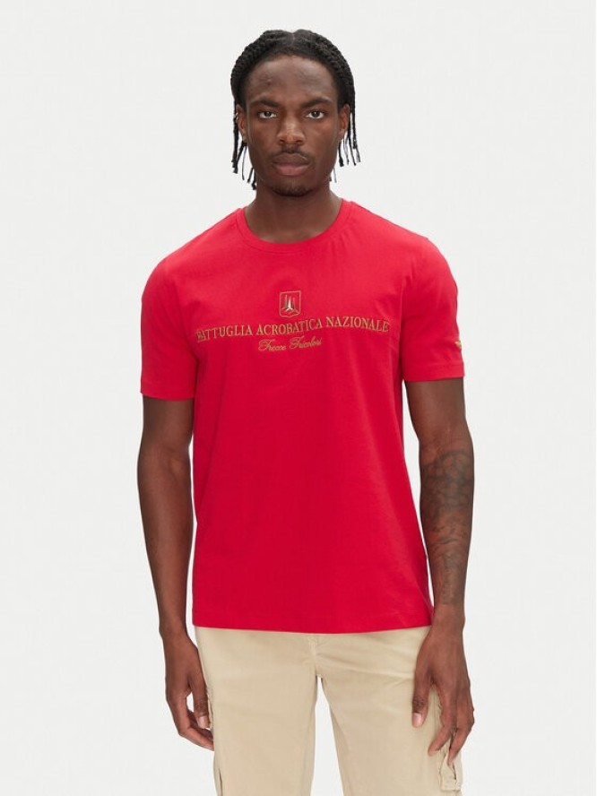 Aeronautica Militare T-Shirt 251TS2410J592 Czerwony Regular Fit