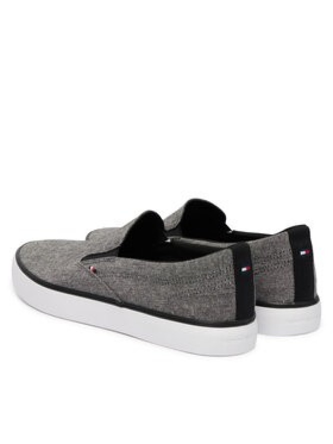 Tommy Hilfiger Tenisówki Harlem Core Ii Slip On Chambray FM0FM05819 Szary