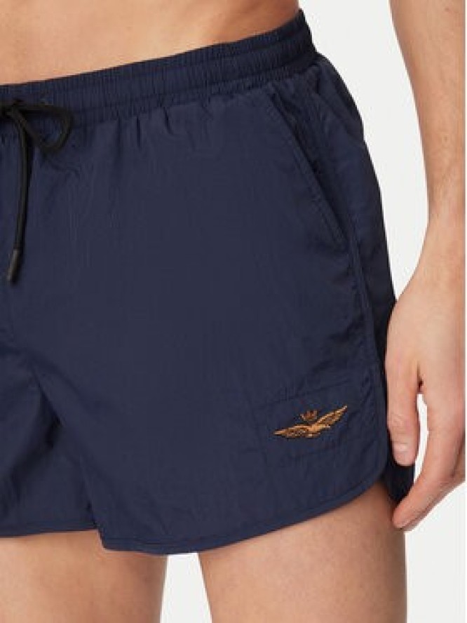 Aeronautica Militare Szorty kąpielowe 261BW0231UCT04311 Granatowy Regular Fit