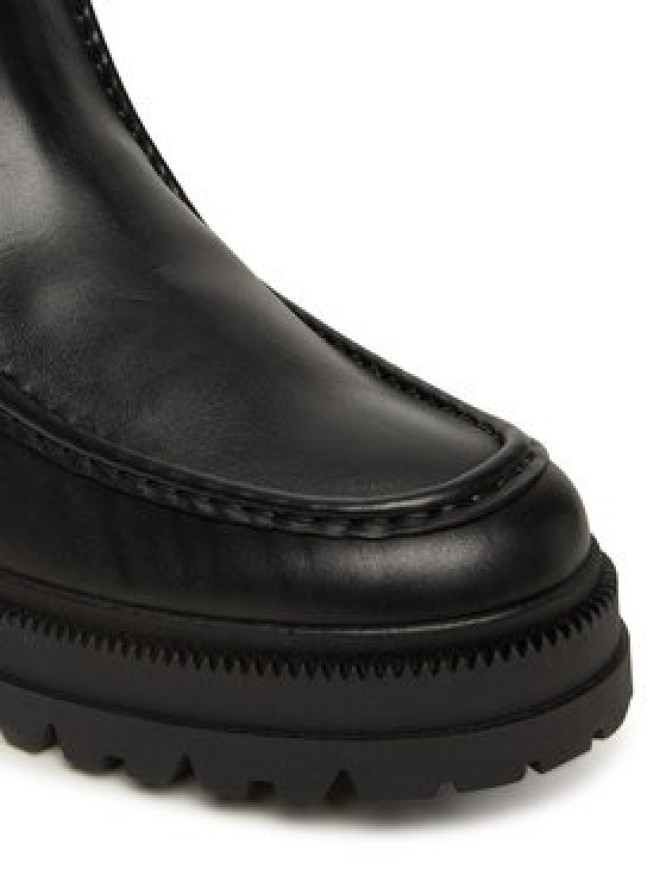 Tommy Hilfiger Sztyblety Th Chunky Dress Casual Chel FM0FM05763 Czarny