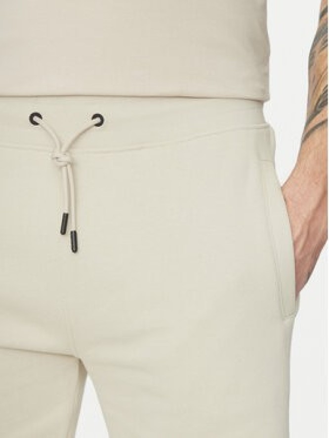 Guess Szorty sportowe Z2YD04 KAIJ1 Écru Regular Fit