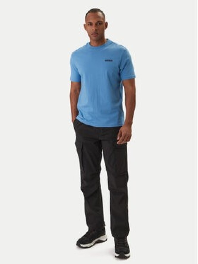 Napapijri T-Shirt Smallbox NP0A88TR Niebieski Regular Fit