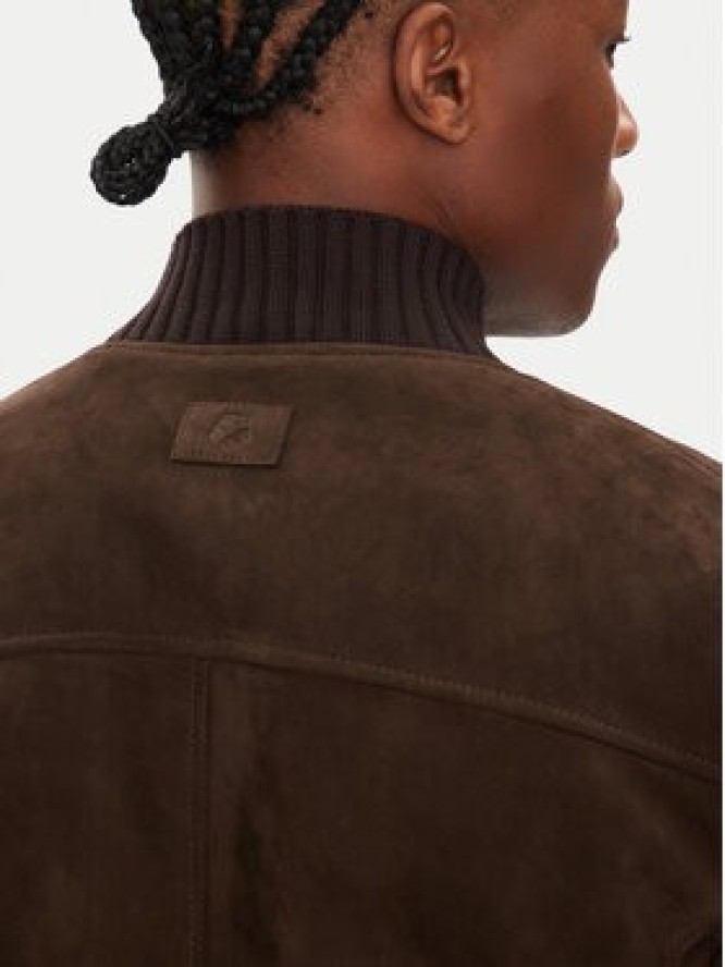 Milestone Kurtka skórzana MSDario 531621 60695 Brązowy Regular Fit