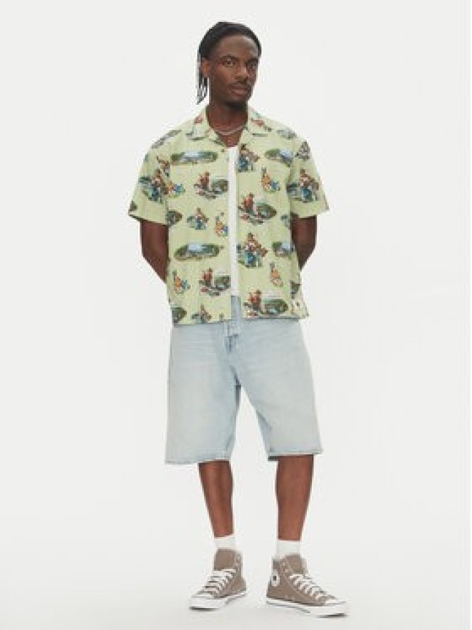 Element Koszula Sbxe Camp ELYWT00171 Zielony Regular Fit