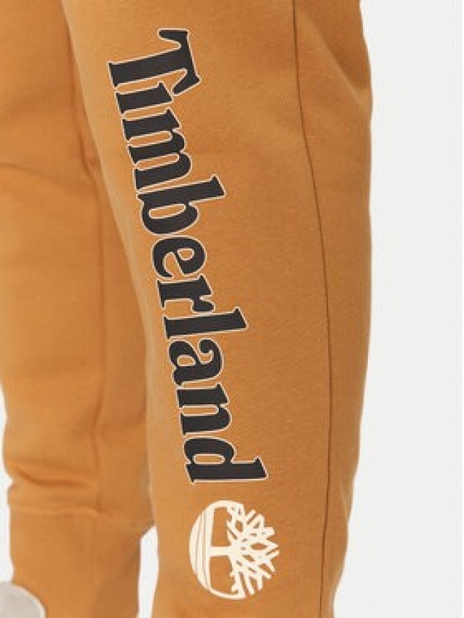 Timberland Spodnie dresowe TB0A5YFB Beżowy Regular Fit