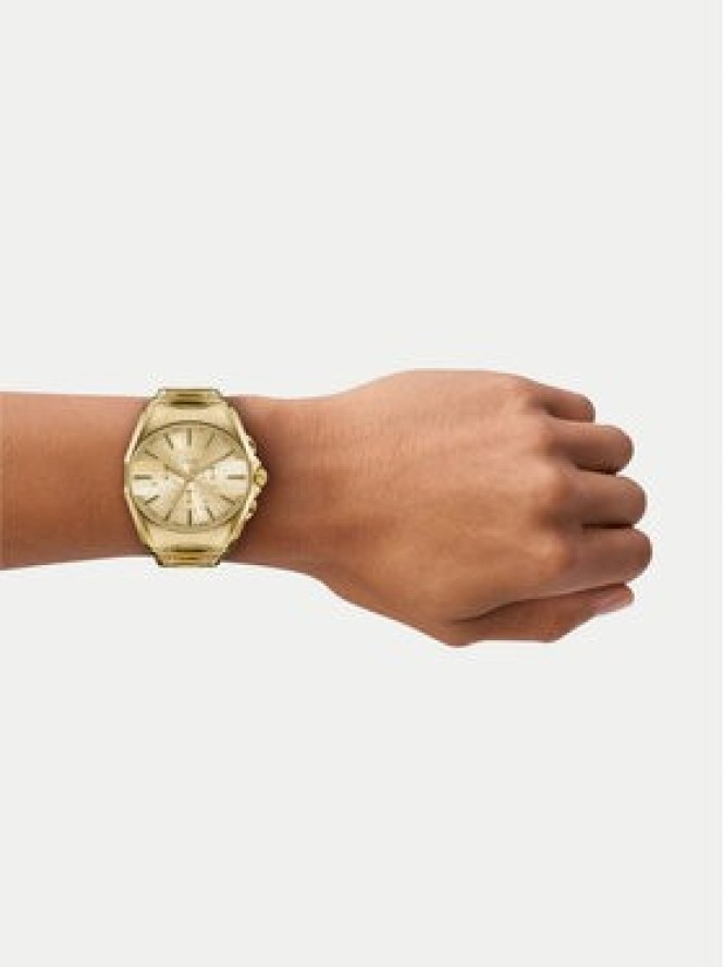 Diesel Zegarek D-Curve Chronograph DZ4695 Złoty