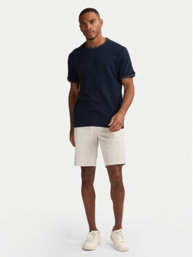 Petrol Industries Szorty materiałowe M-1050-SHO527 Biały Regular Fit