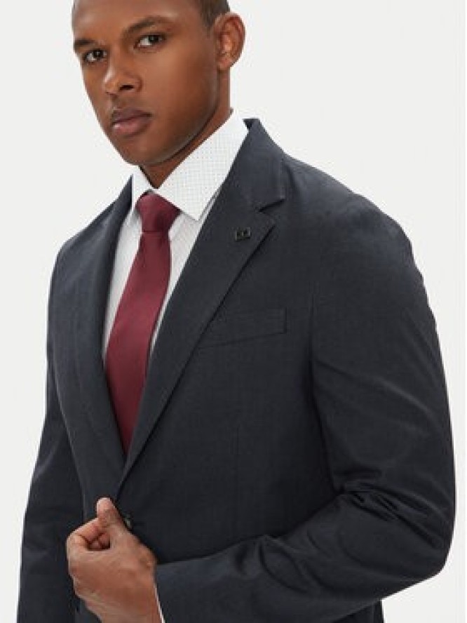 Tommy Hilfiger Marynarka MW0MW39743 Granatowy Slim Fit