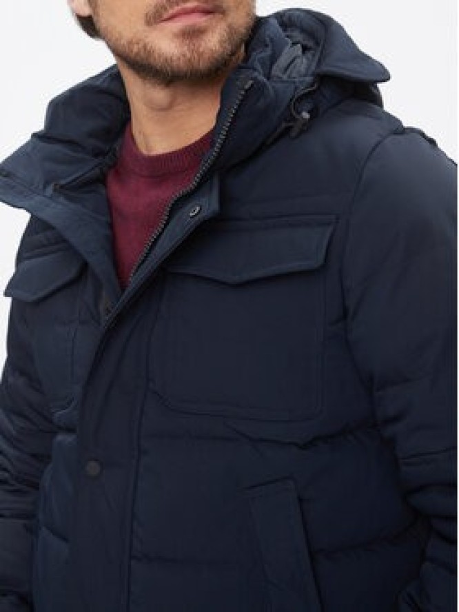 Tommy Hilfiger Kurtka zimowa Rockie MW0MW32790 Granatowy Regular Fit
