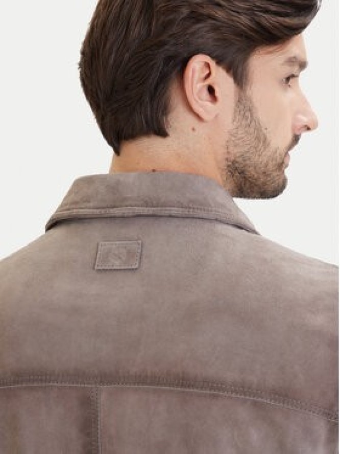 Milestone Kurtka skórzana Maurice 611613 60745 Brązowy Regular Fit