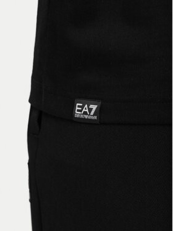 EA7 Emporio Armani T-Shirt 7M002200 AF27188 MC004 Czarny Regular Fit