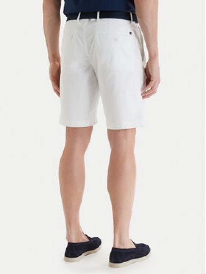 Tommy Hilfiger Komplet szorty i pasek Denton MW0MW42349 Biały Slim Fit