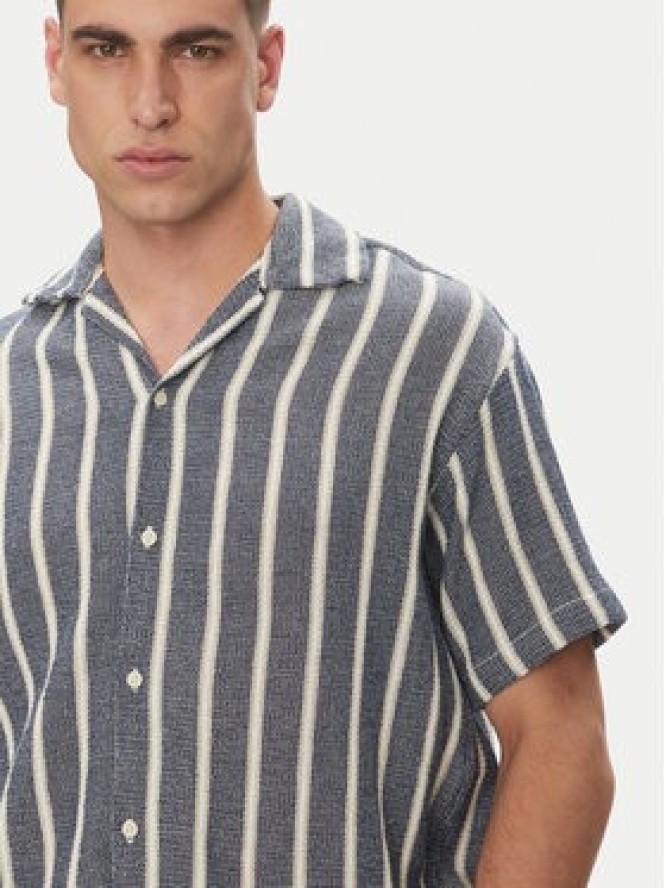 Jack & Jones Koszula Coba 12271060 Granatowy Relaxed Fit