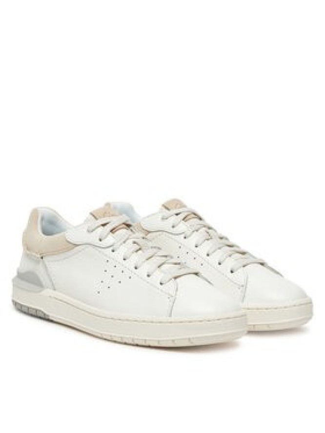 Clarks Sneakersy Courtlite2 Run 26181325 Biały