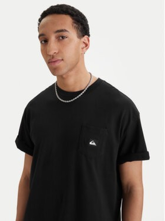 Quiksilver T-Shirt Salt Water EQYZT08205 Czarny Comfort Fit