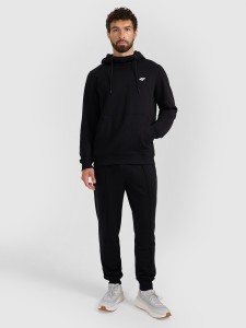 4F Spodnie dresowe joggery męskie - czarne XXL