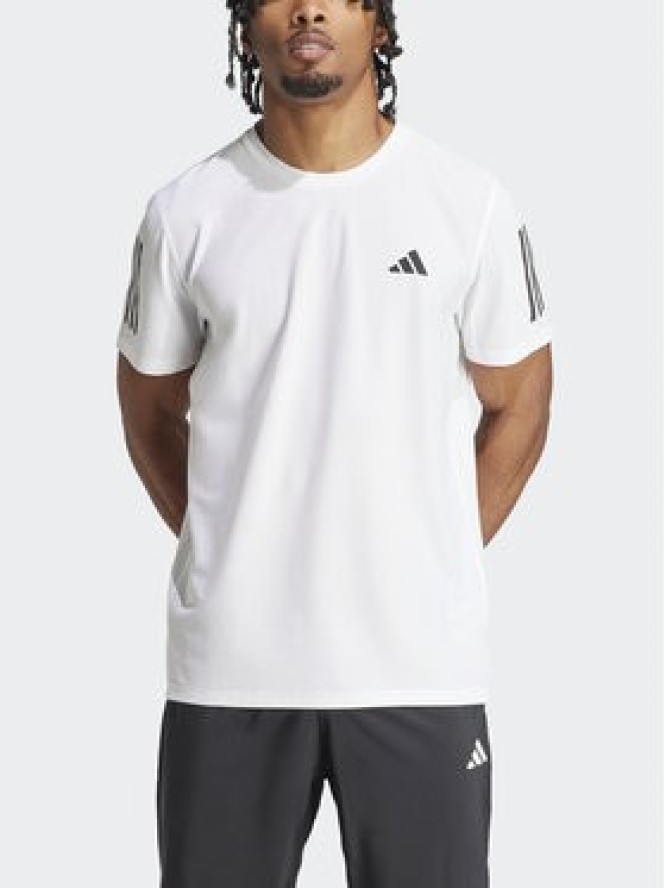 adidas Koszulka techniczna Own the Run IK7436 Biały Regular Fit