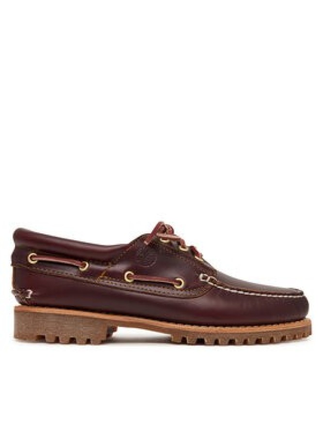 Timberland Mokasyny Authentics Boat 3 Eye Classic TB0500096481 Brązowy