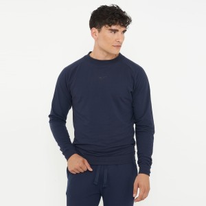 Bluza bawełniana F GORN granatowa
