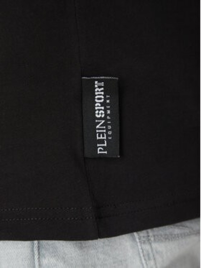 Plein Sport T-Shirt SAEC MTK8019 STE001N Czarny Regular Fit