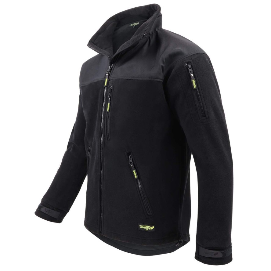 Legendfossil Visby kurtka fleece anti-pilling Black Grey XXL