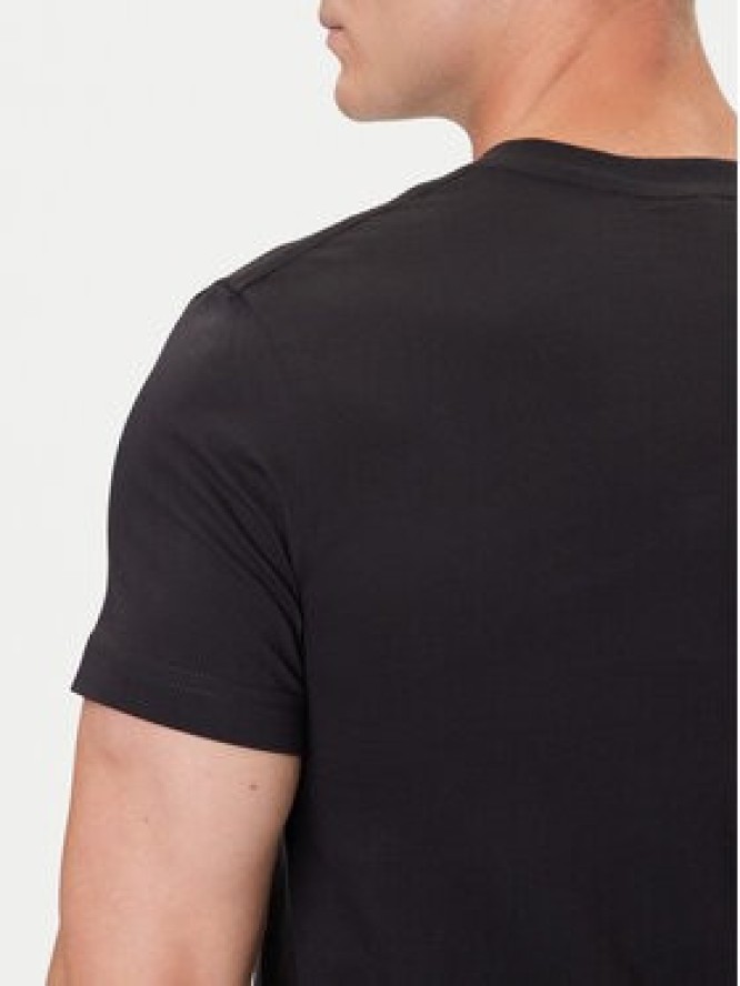 Versace Jeans Couture T-Shirt 79GAHE02 CJ00E Czarny Regular Fit