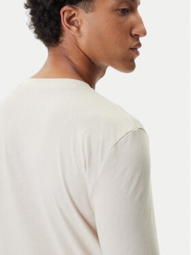 Mustang Longsleeve Asheville 1016873 Beżowy Regular Fit