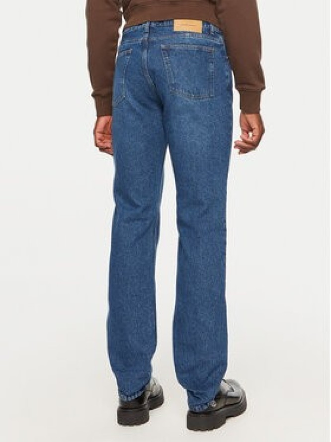 AMI Paris Jeansy HTR001DE0031 Granatowy Classic Fit