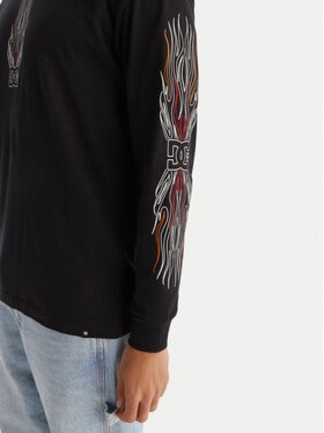 DC Shoes Longsleeve Burn Out HLS EDYZT04355 Czarny Regular Fit