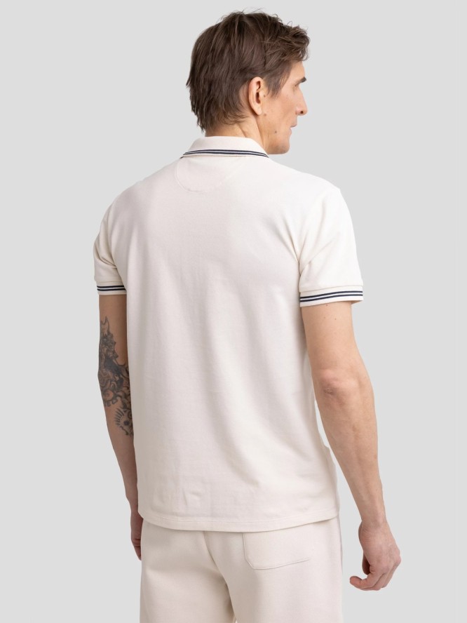 Koszulka męska polo kremowa Wladym 103