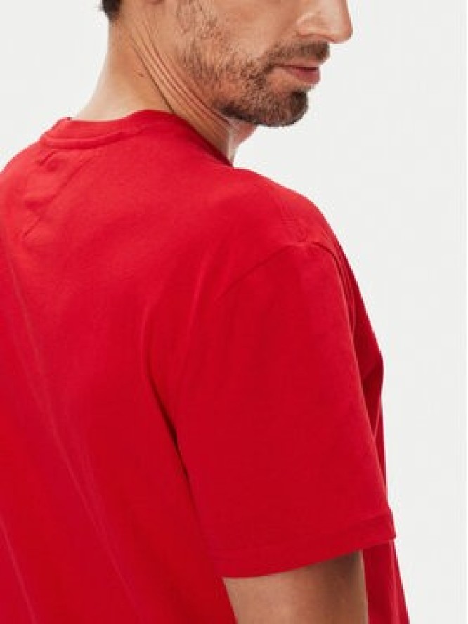 Tommy Jeans T-Shirt Dna Flag DM0DM21941 Czerwony Regular Fit