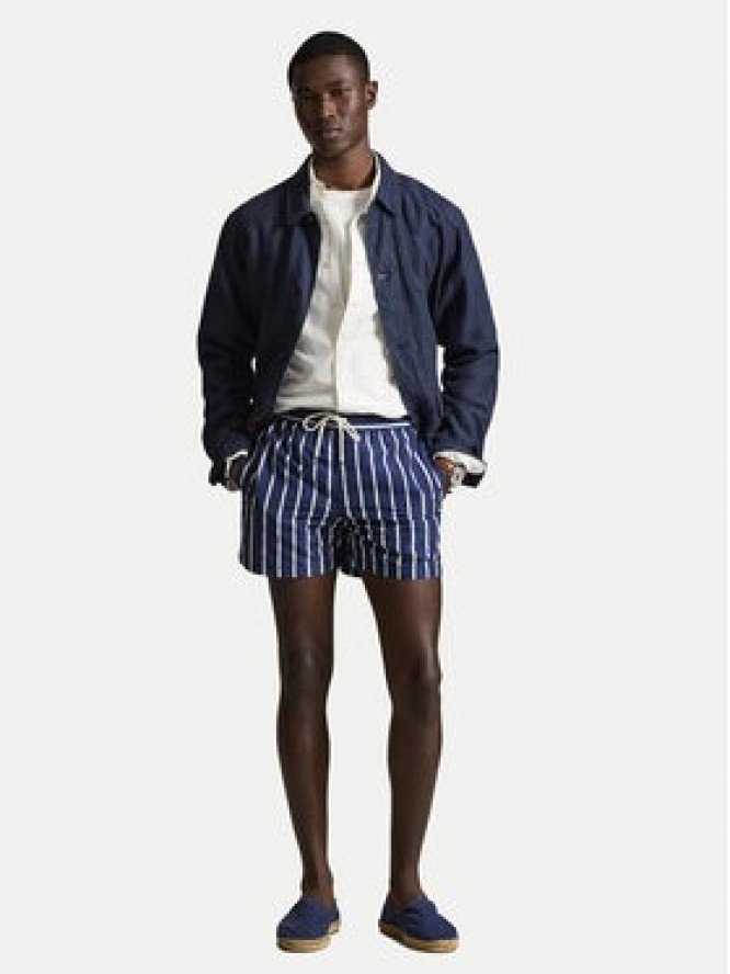 Polo Ralph Lauren Szorty kąpielowe 710975405001 Granatowy Slim Fit