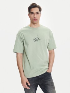 BOSS T-Shirt Te_Voyage 50546370 Zielony Relaxed Fit