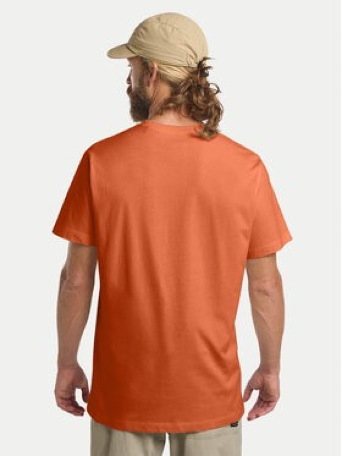 Jack Wolfskin T-Shirt Essential 1808382 Pomarańczowy Regular Fit