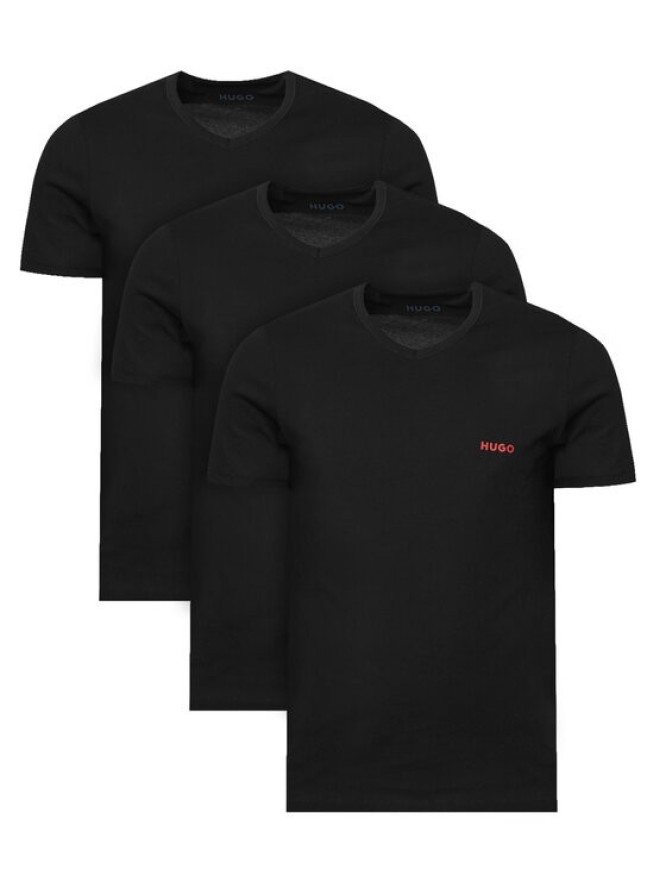 HUGO Komplet t-shirtów 50566316 Czarny Regular Fit