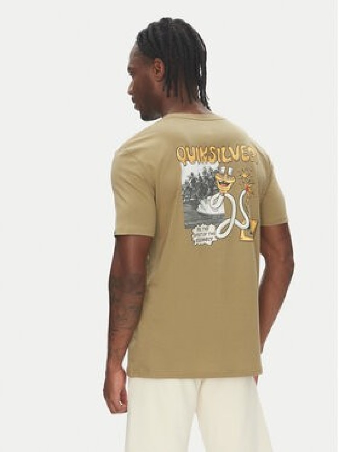 Quiksilver Szorty sportowe Circle Back EQYFB03395 Écru Regular Fit